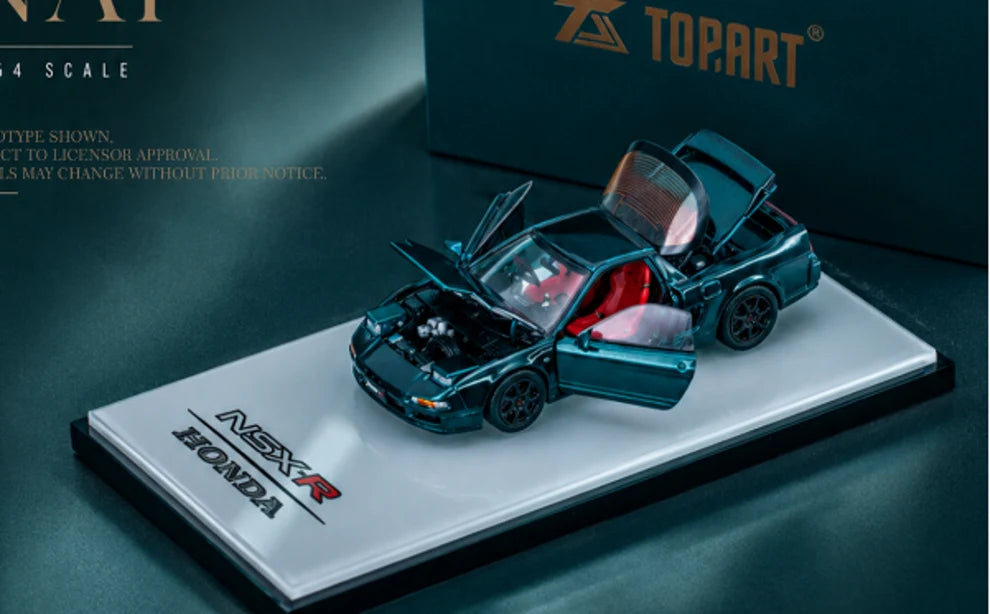 1/64 Honda NSX NA1 R – Peacock Green, *TMCS Event Cars* - Top Art